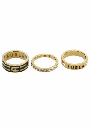 ARCH STRIPE 3 PACK - Ring - gold-tone and black
