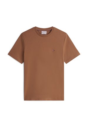Tommy Hilfiger, SEASONAL SOLID TEE CORE ESSENTIALS - T-shirt basique - timeless tawny