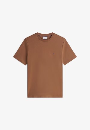 Tommy Hilfiger, SEASONAL SOLID TEE CORE ESSENTIALS - T-shirt basique - timeless tawny