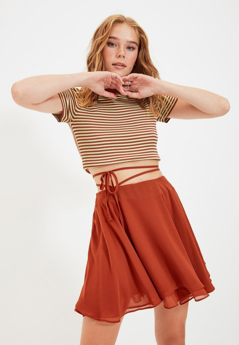 Damen Jeansröcke | Trendyol A-Linien-Rockorange - DO14040 Damen Jeansröcke | Trendyol A-Linien-Rockorange - DO14040