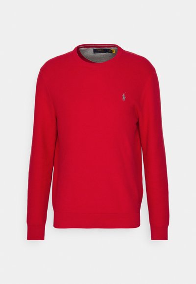 Polo Ralph Lauren KNIT COTTON CREWNECK SWEATER - Pulover - post red