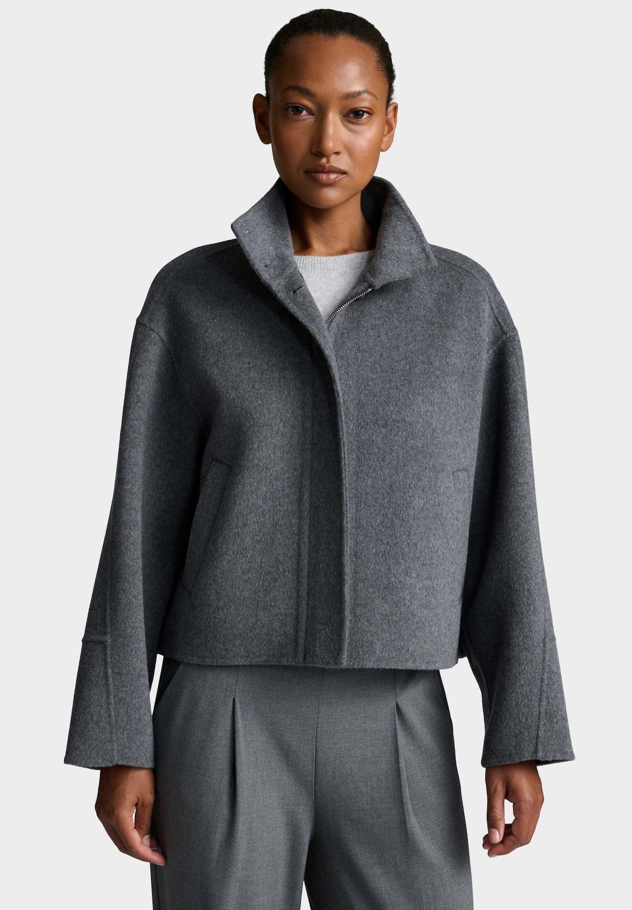 someday. Winterjacke - ashy grey melange