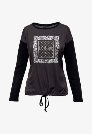 Long sleeved top - schwarz