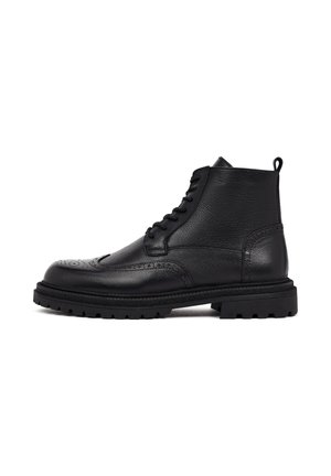 Bottines de cowboy / motard - black
