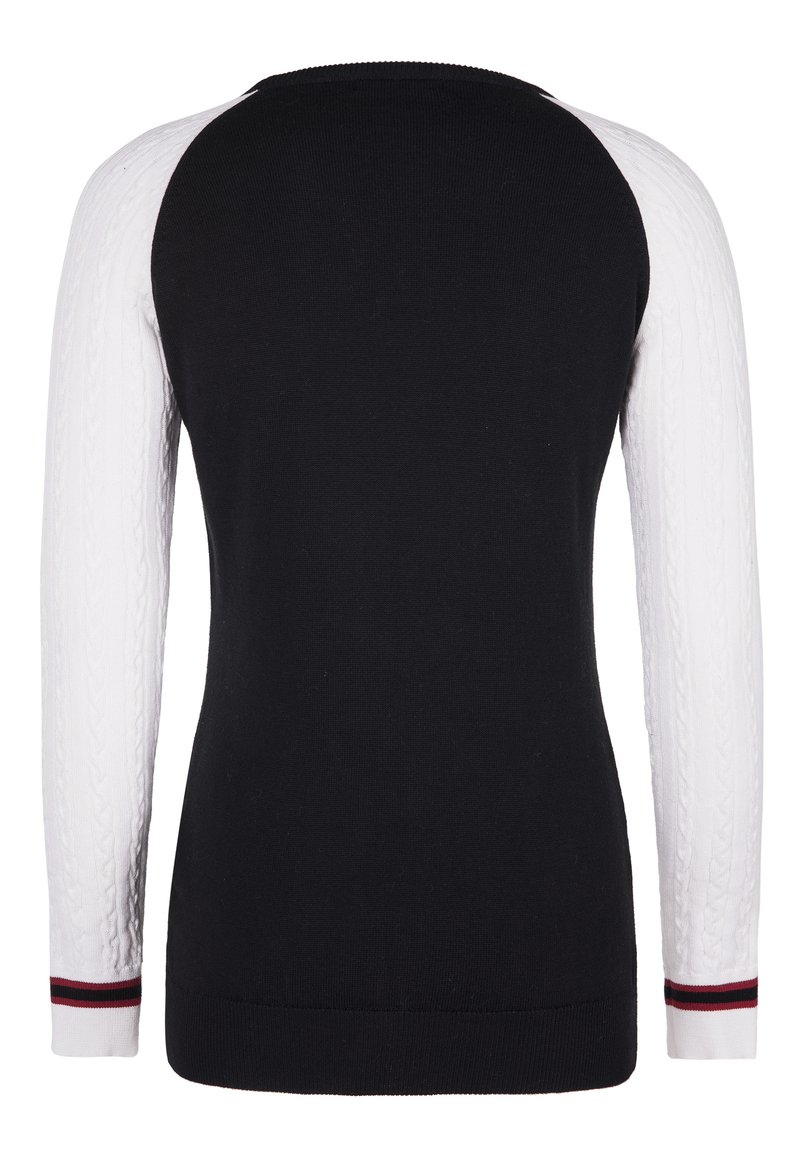Damen Strickjacken | Giorgio Di Mare BI COLOR Strickpullover schwarz - NP23975 Damen Strickjacken | Giorgio Di Mare BI COLOR Strickpullover schwarz - NP23975