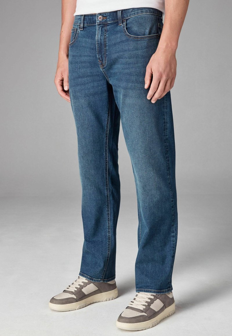 Next CLASSIC STRETCH - Egyenes szárú farmer - blue mid vintage