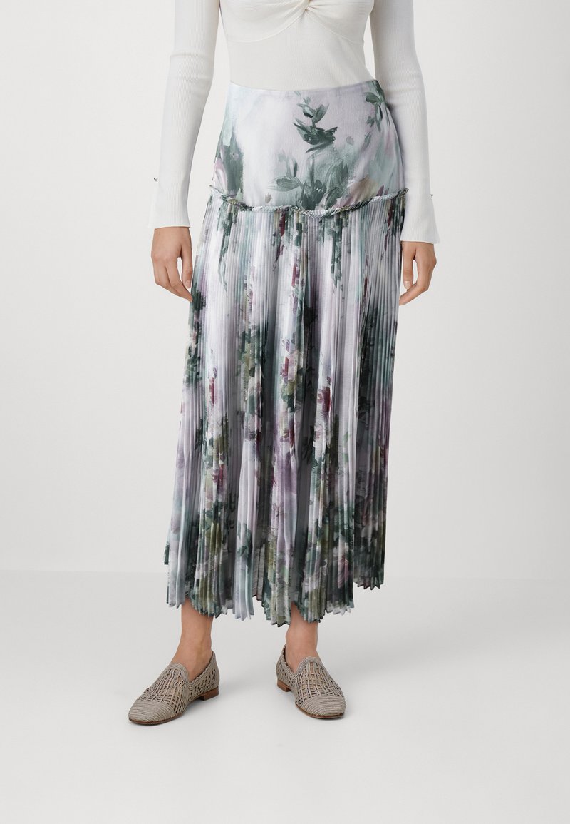 Jupe Crayon Ted Baker Femme Laine Tweed Multicolore Taille 8