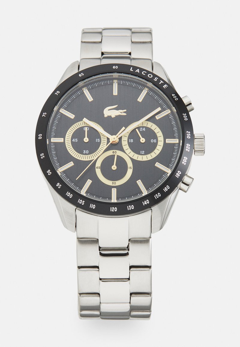 Lacoste BOSTON - Rannekello ajanottotoiminnolla - silver- coloured