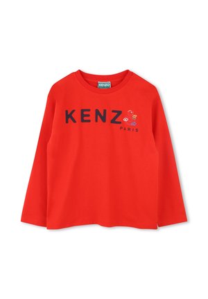KENZO kids T-shirt à manches longues - piment