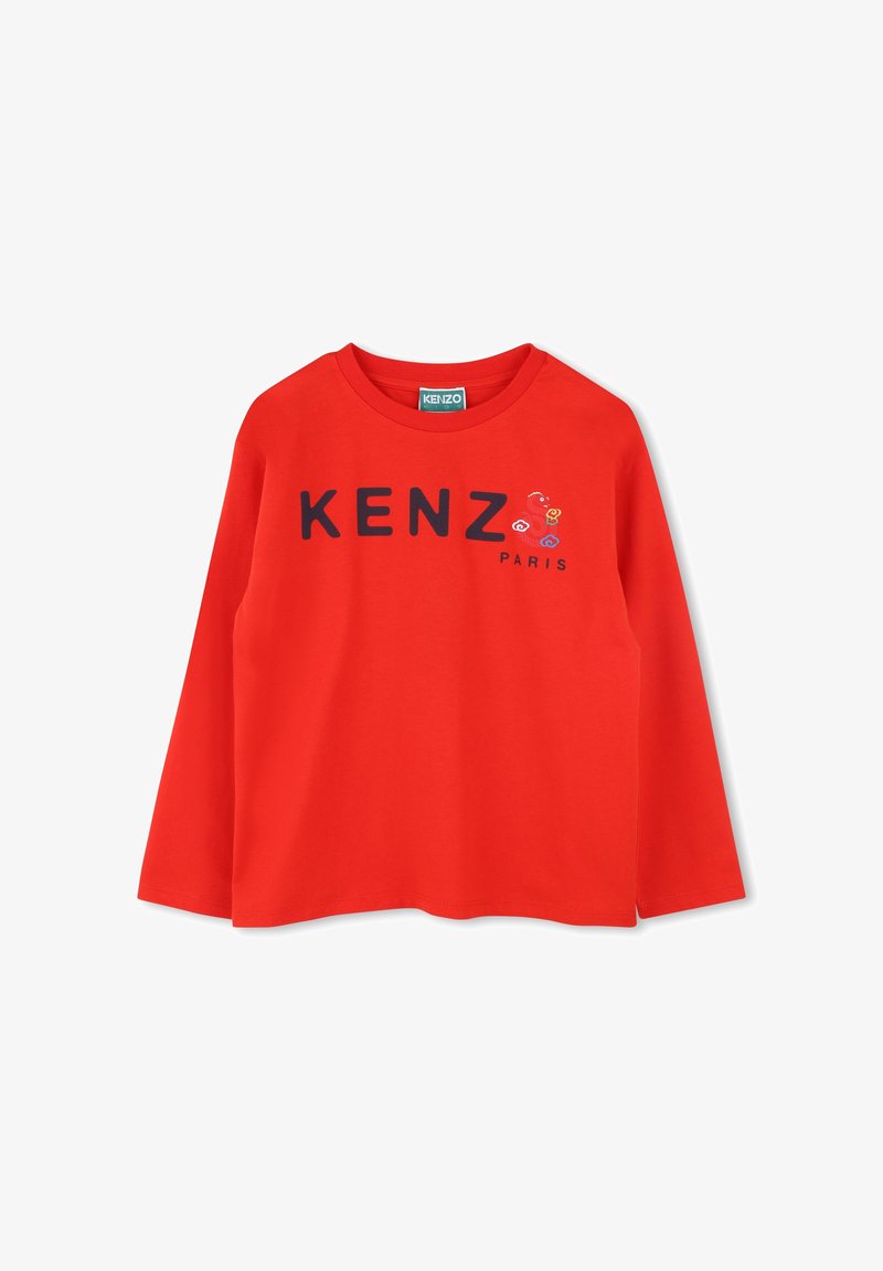 KENZO kids T-shirt à manches longues - piment