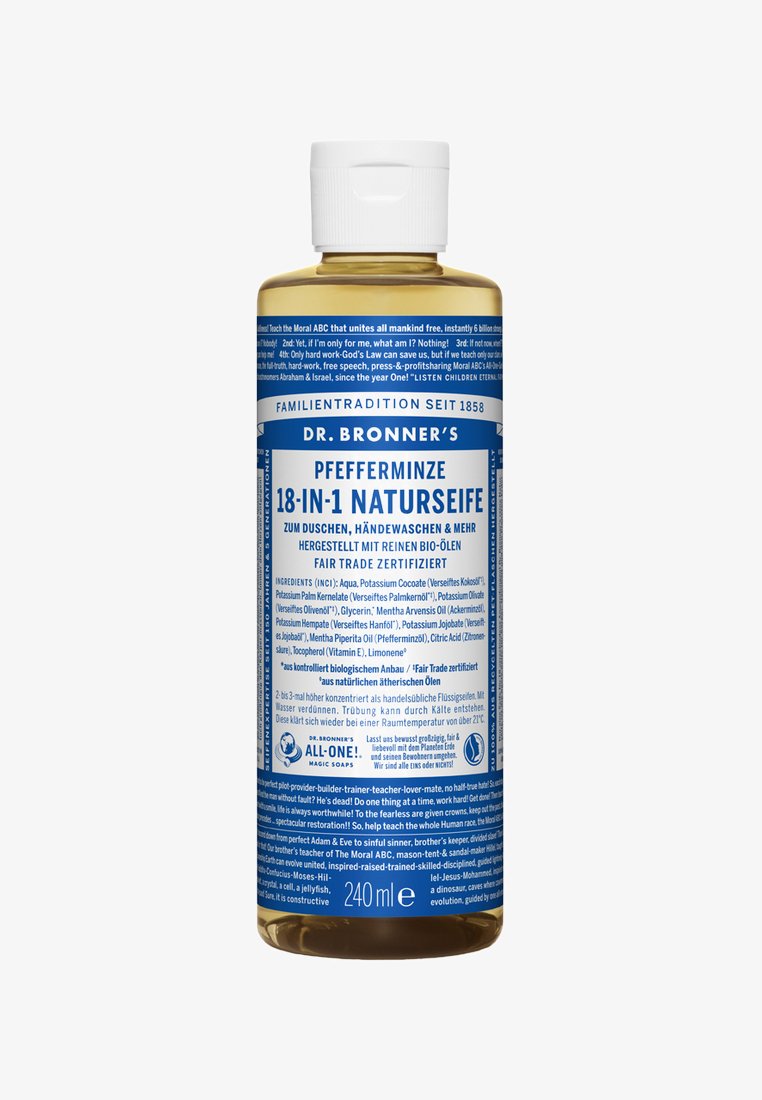 Dr. Bronner´s 18-IN-1 NATURAL SOAP - Duschgel - pfefferminze