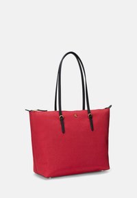 Lauren Ralph Lauren NYLON MEDIUM KEATON TOTE BAG - Velká kabelka - festive red/black