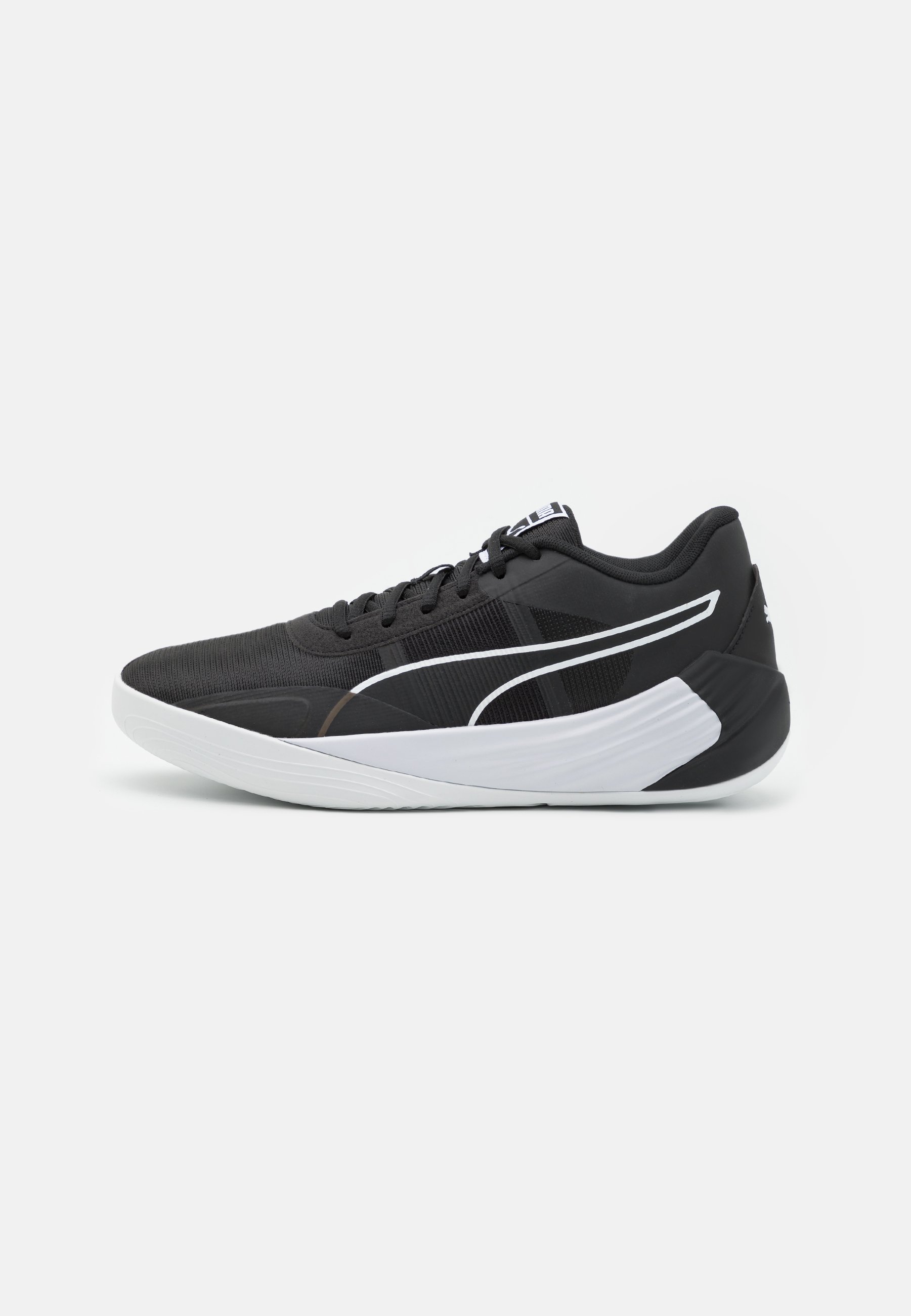 Puma Triple Basketball shoes black/white, Men's, Size: 43, Black - Imitation leather/ textile