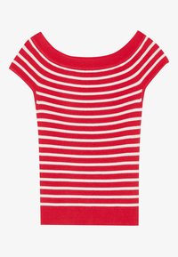Jersey de punto - dark red/white