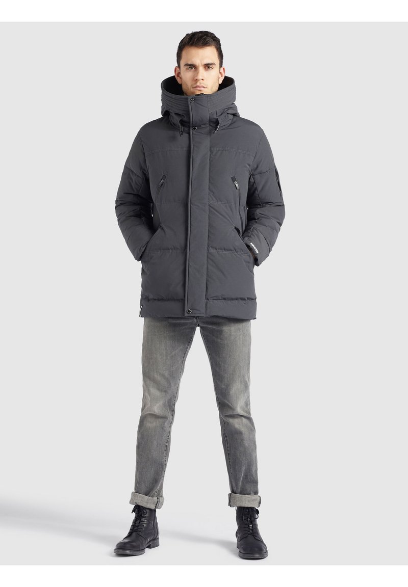 Herren Trenchcoats | khujo GORD Wintermantel dunkelgrau - TY54552 Herren Trenchcoats | khujo GORD Wintermantel dunkelgrau - TY54552