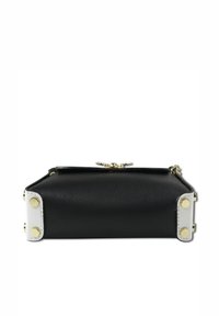 DrachenLeder Handtas - schwarz weiß