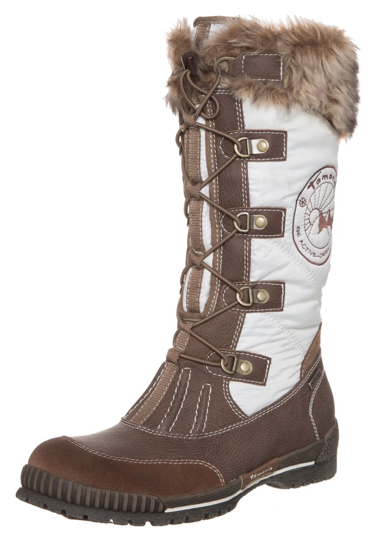 Tamaris Bottes de neige muscat/white/marron ZALANDO.FR