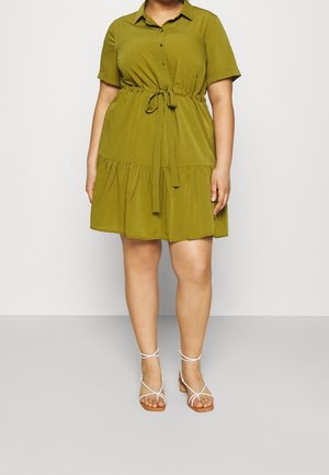 Shirt dress - khaki