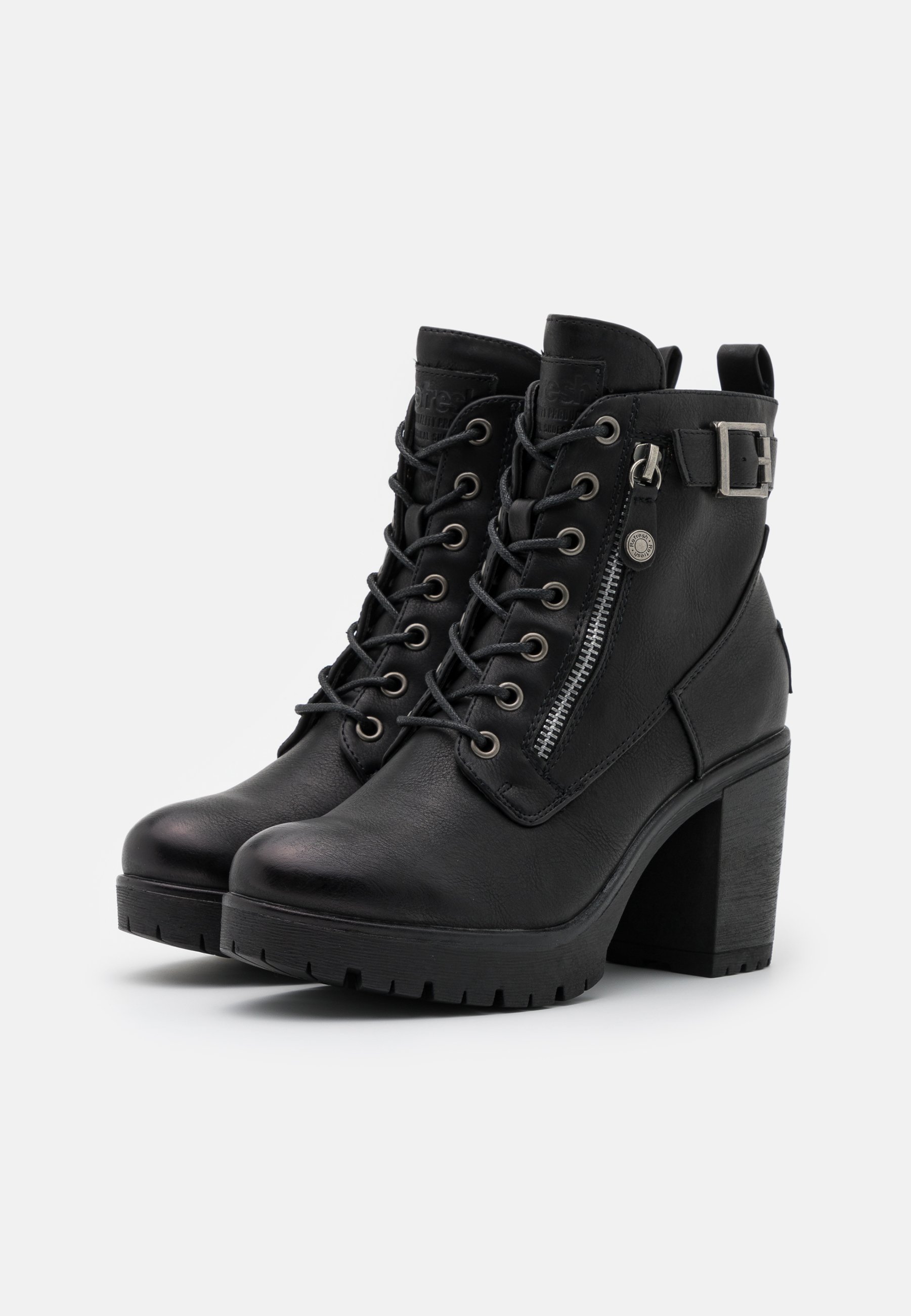 Refresh Botines de tacón - black/negro - Zalando.es