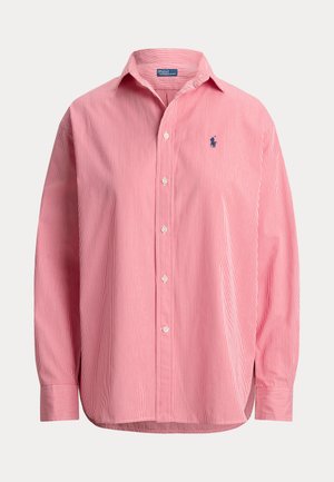 RELAXED FIT STRIPED COTTON SHIRT - Nööpidega pluus - 2000a red white