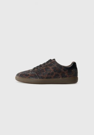Baskets basses - taupe/gold/brown