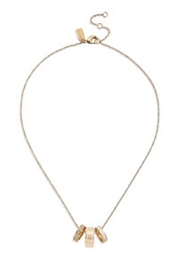 ENAMEL C CHAIN RONDELL NECKLACE - Necklace - chalk