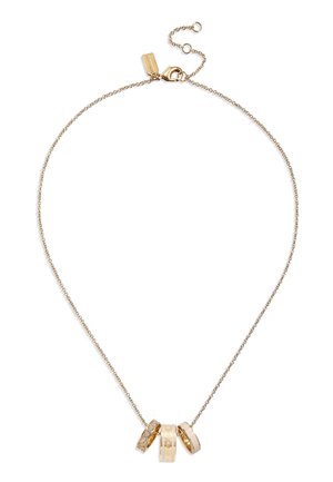 ENAMEL C CHAIN RONDELL NECKLACE - Necklace - chalk