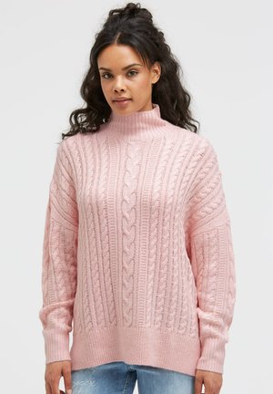 Strickpullover - pearl rose