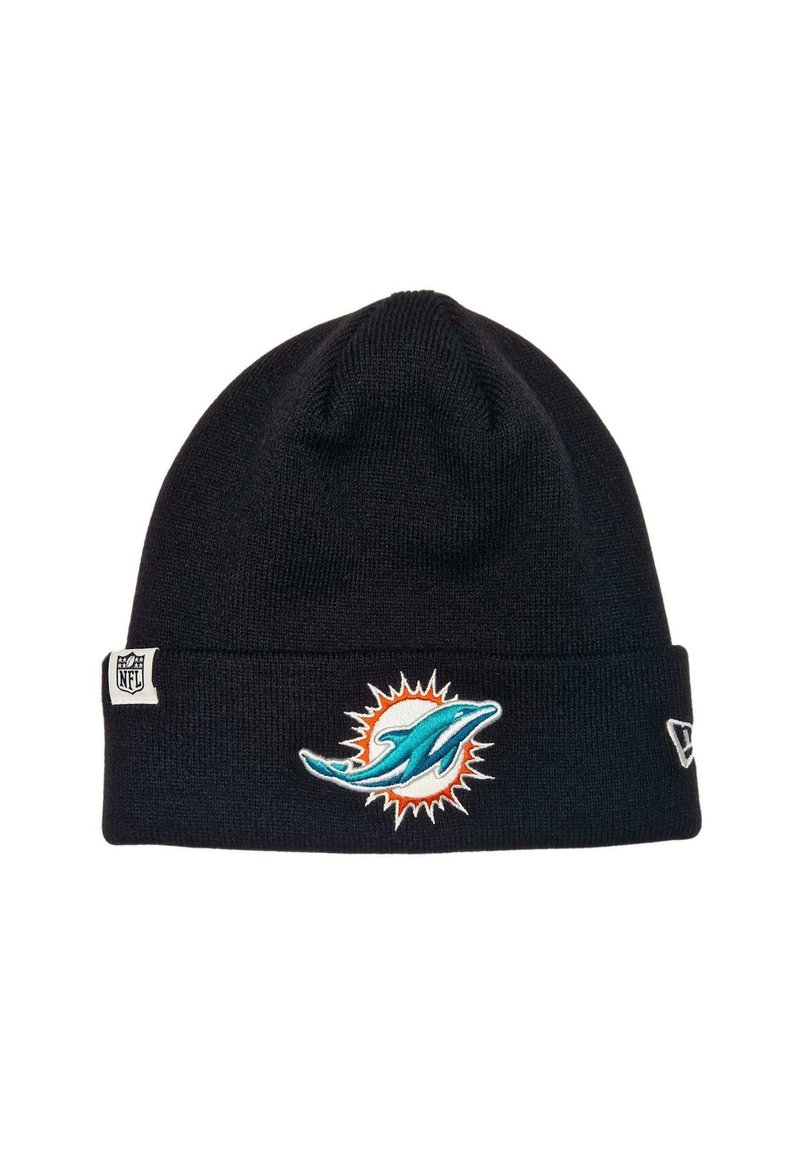 New Era MIAMI DOLPHINS NFL LOOP LABEL - Beanie - schwarz/black - Zalando