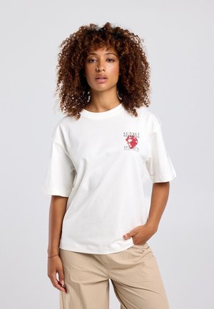 America Today, T-SHIRTS & TOPS - T-shirt print - off-white red