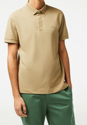 Poloshirt - mottled dark brown