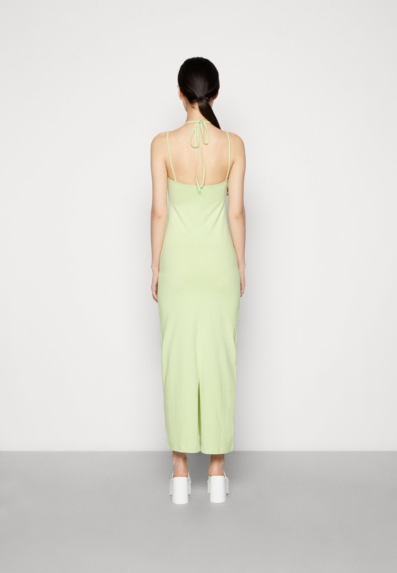 Damen Freizeitkleider | Weekday NINA HALTER DRESS Maxikleid lime green/grün - AJ42766 Damen Freizeitkleider | Weekday NINA HALTER DRESS Maxikleid lime green/grün - AJ42766