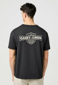 Wrangler Camiseta estampada - faded_black