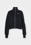 Felpa con zip - black/sail