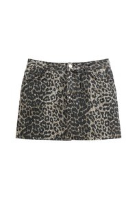 New Look LEOPARD - A-lijn rok - brown pattern