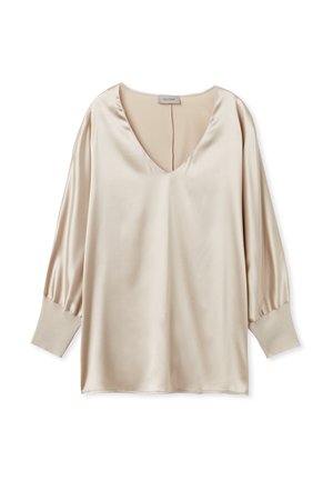 Bluse - mottled light yellow