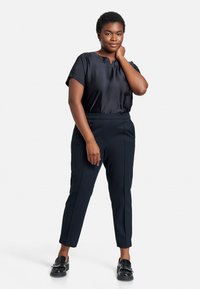 Samoon GRETA - Trousers - navy