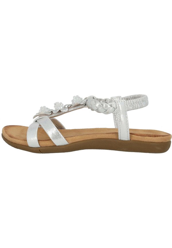 Riemensandalette - silber