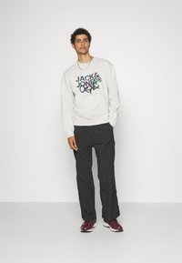 Jack & Jones JORSILVERLAKE - Sudadera - white melange