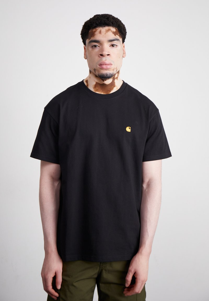 Carhartt WIP - CHASE - Basic T-shirt - black/gold, Enlarge
