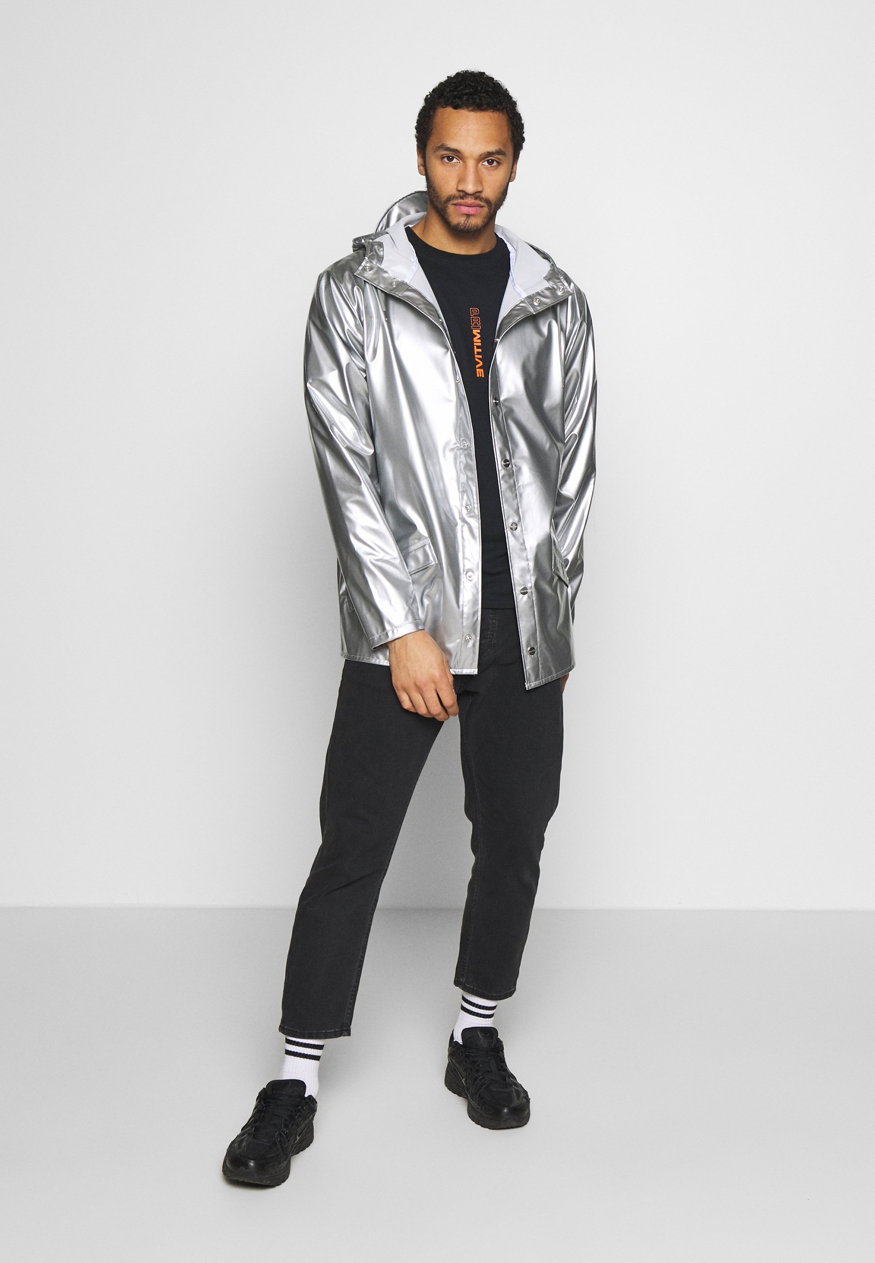 double layer leather jacket