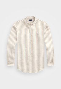 LONG SLEEVE SPORT SHIRT - Chemise - coastal beige/white