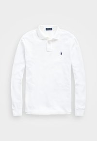 CUSTOM SLIM FIT MESH POLO SHIRT - Poloskjorter - weiss