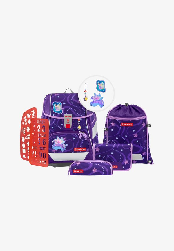 2 IN 1 PLUS PEGASUS EMILY - Schulranzen Set - lila