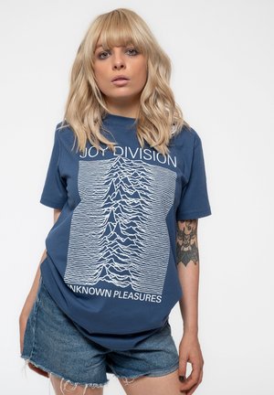 Paradiso Clothing DIVISION UNKNOWN PLEASURES - Print T-shirt - blue