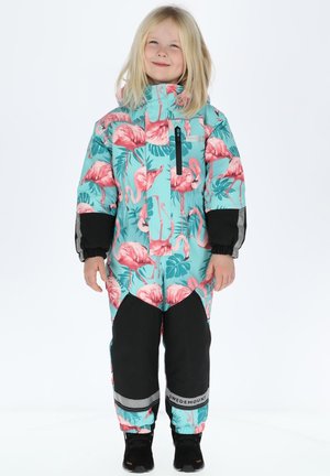 NARVIK OVERALL 2 0 JR - Snowsuit - flamingo aop