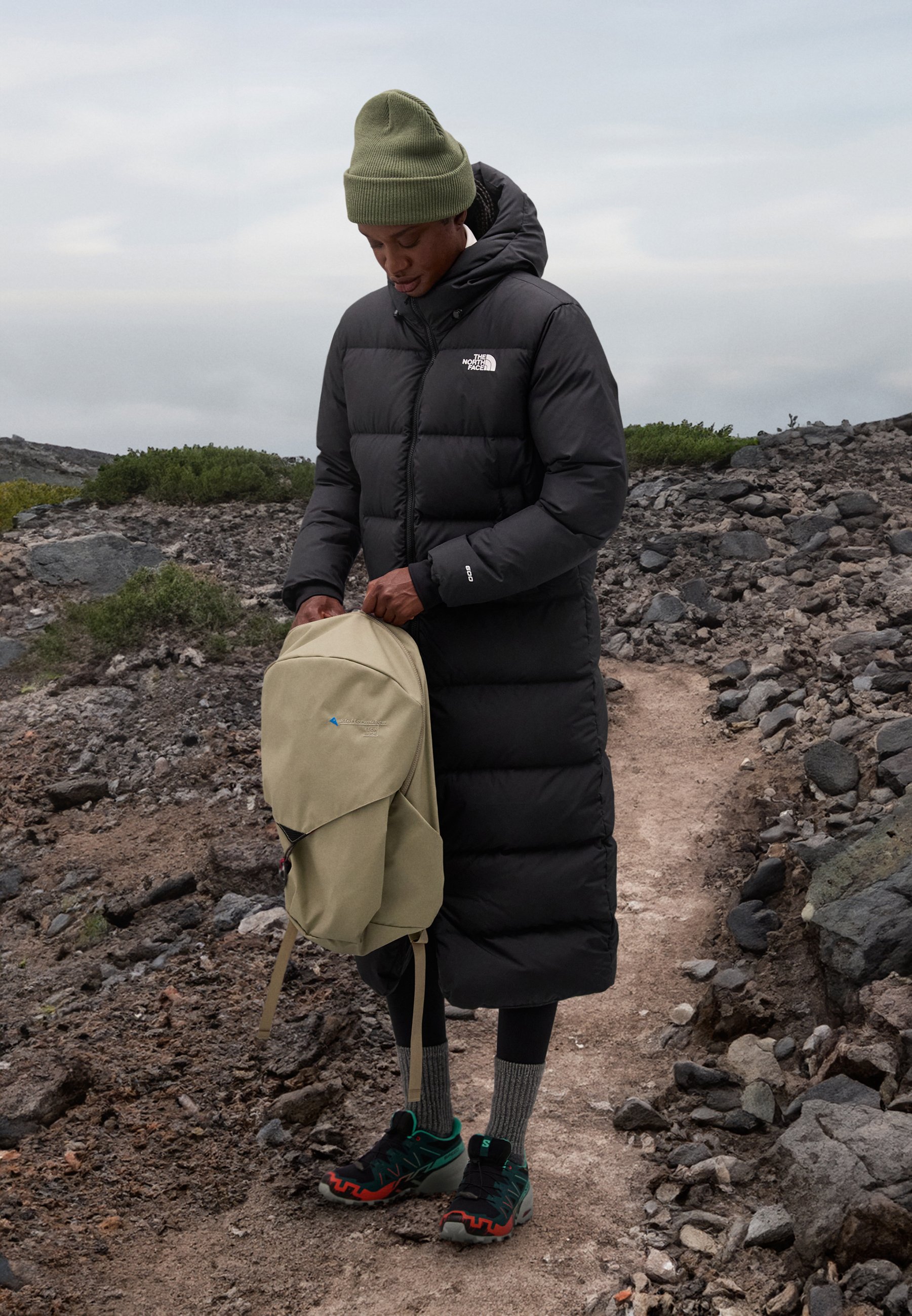 Triple C Parka North Face Mantel Beige Triple C Parka Für Damen