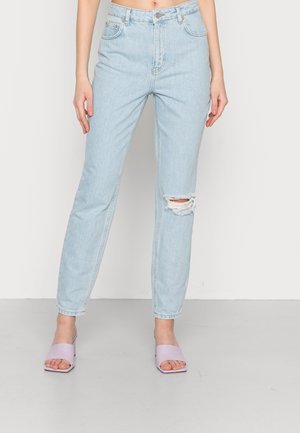 NA-KD Jeans Straight Leg - blue