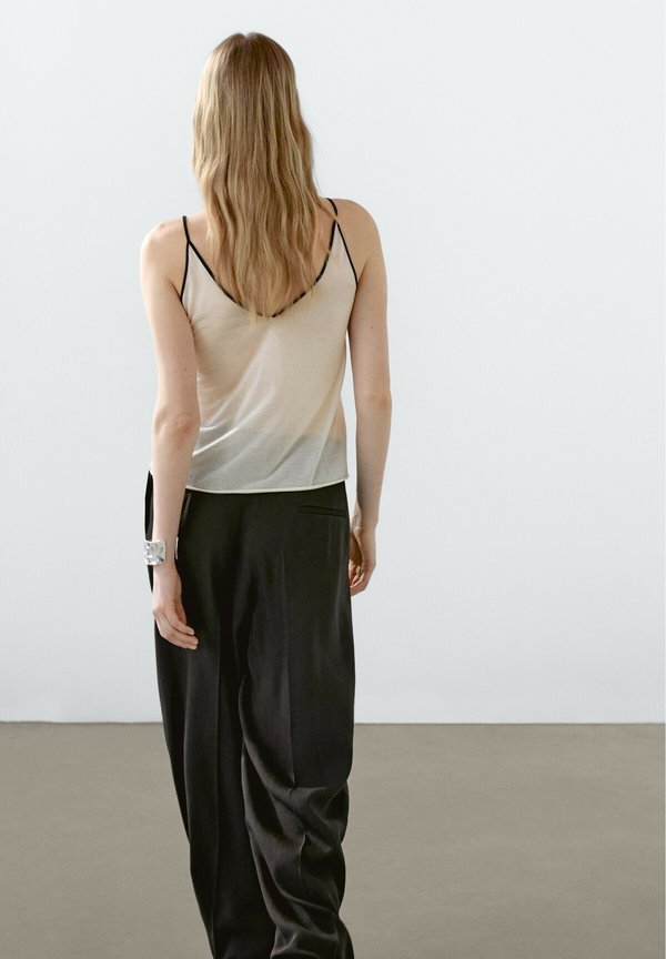 STRAPPY CAMISOLE - Top - beige4