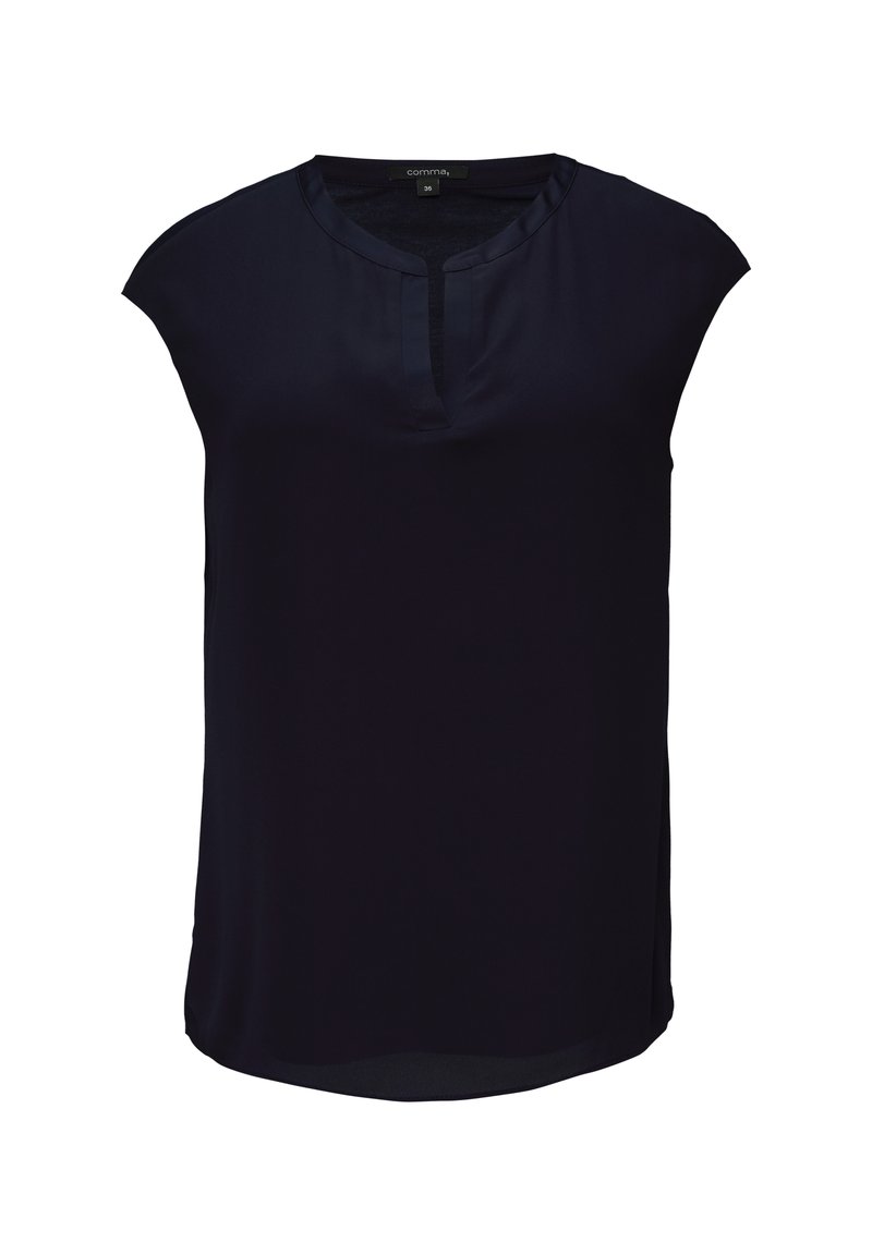 comma Blouse donkerblauw